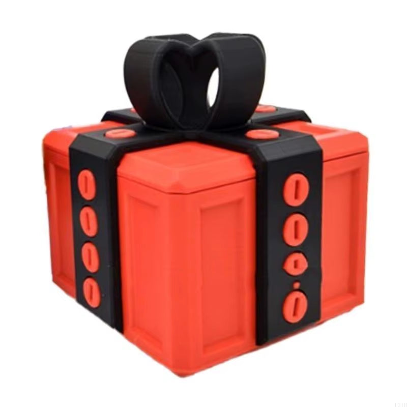 Creative Printed Troublesome Box Fun Screws Puzzle for Money Gifting Hilarious Printed Box for Pranks and Storage P31B